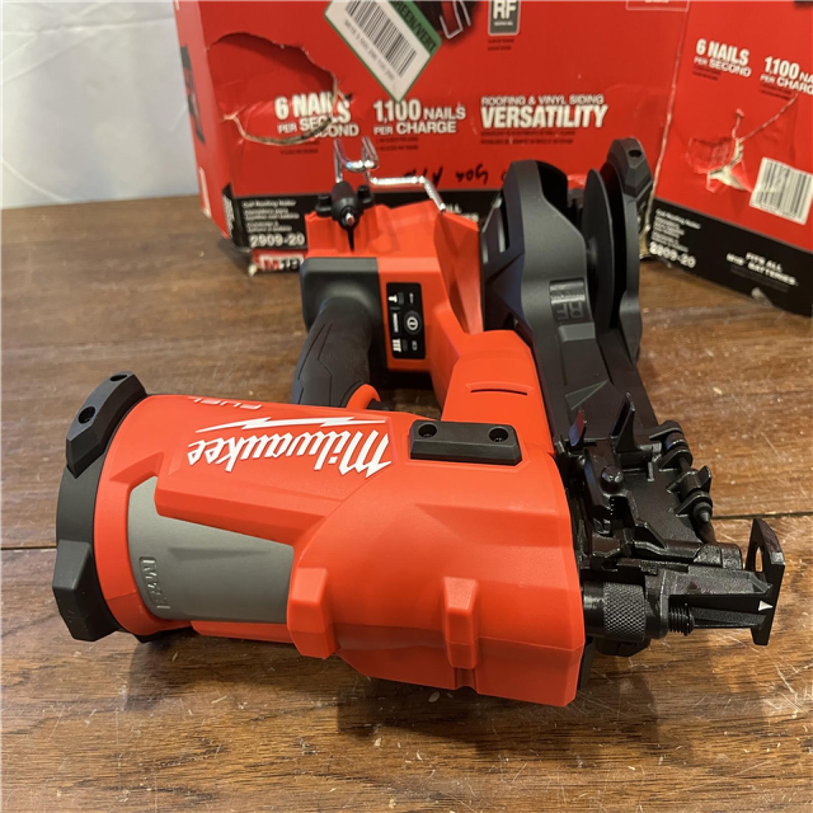 AS-ISM18 FUEL 18-Volt Lithium-Ion Brushless Cordless Coil Roofing Nailer (Tool Only)