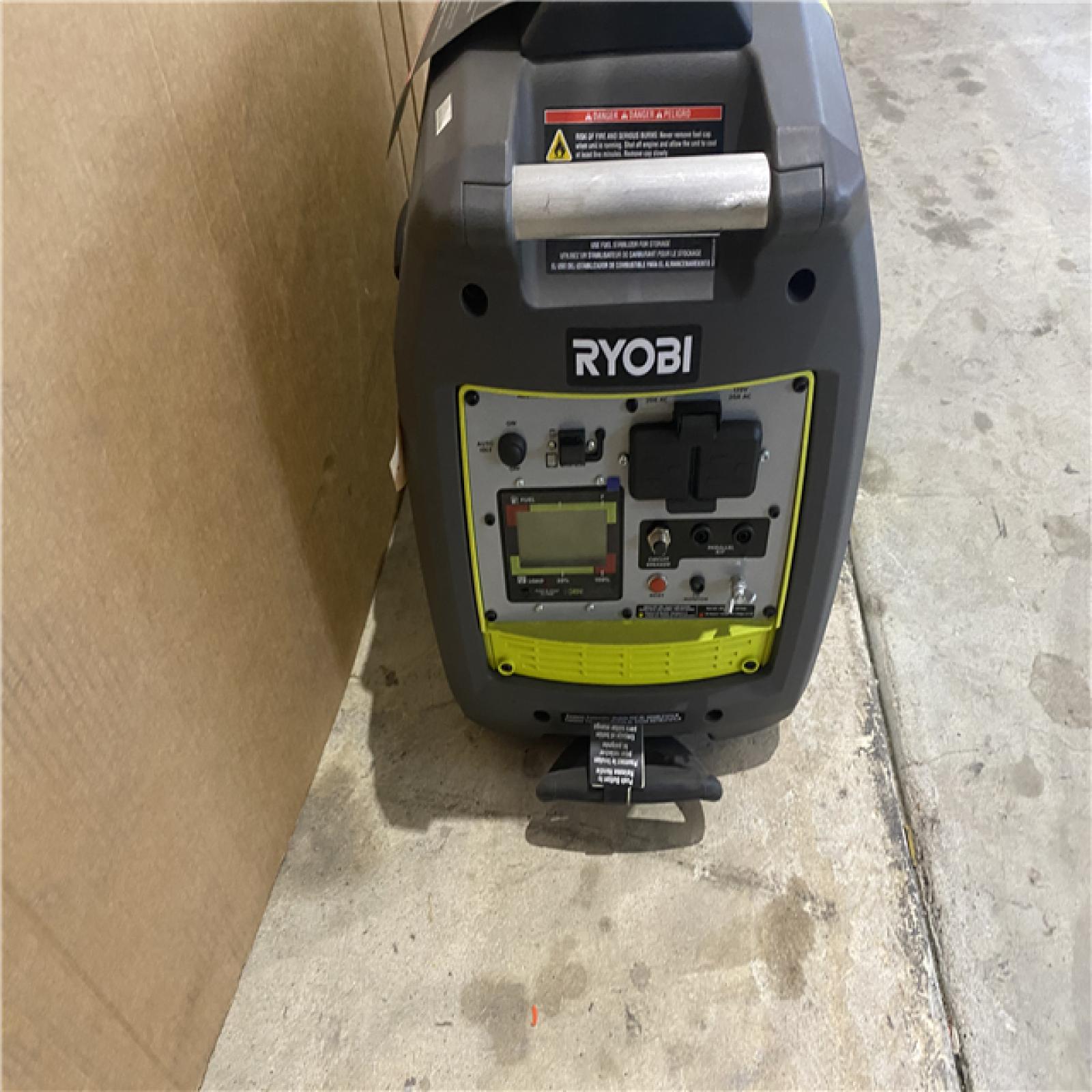 Houston location AS-IS RYOBI 2,300-Watt Recoil Start Bluetooth Super Quiet Gasoline Powered Digital Inverter Generator with CO Shutdown Sensor