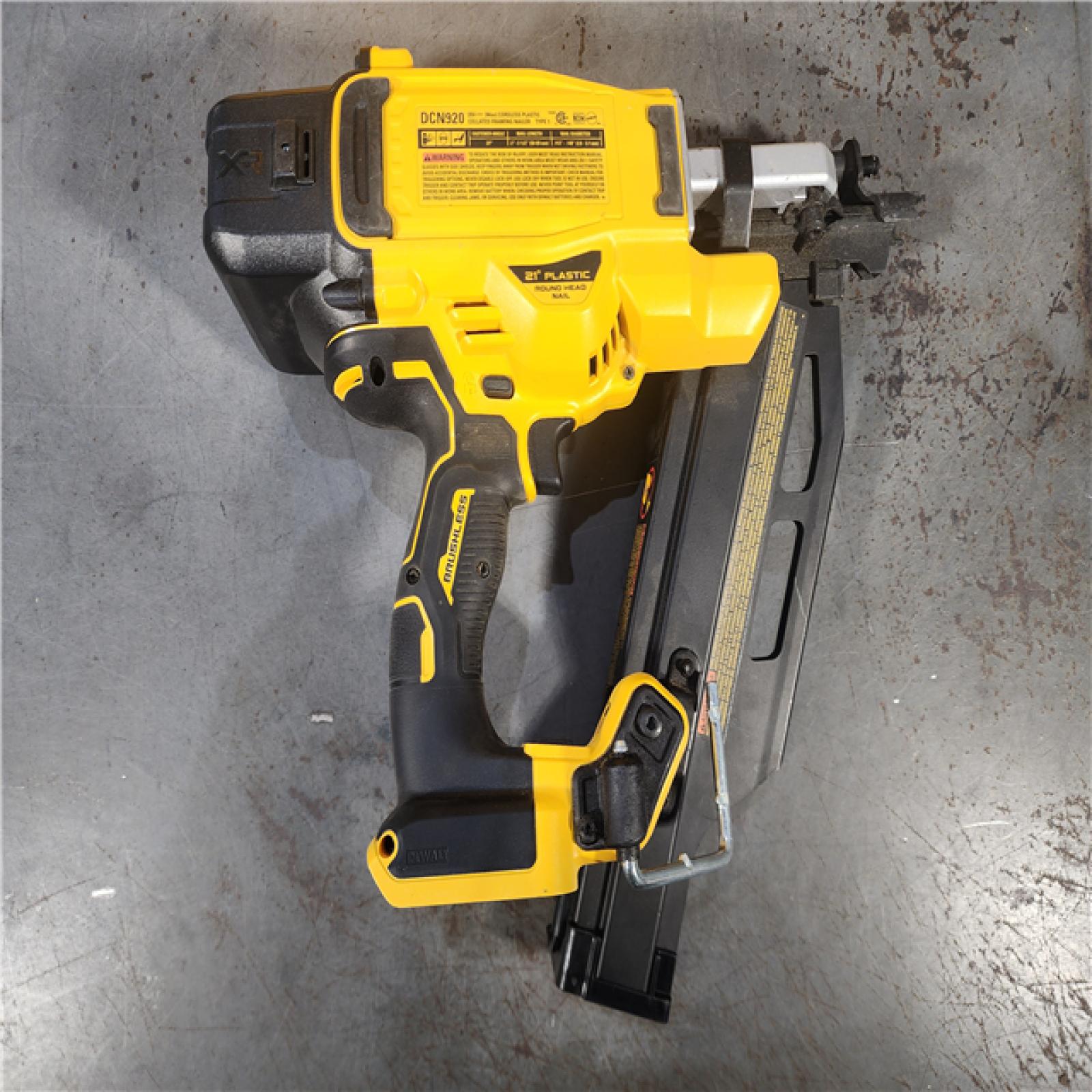 HOUSTON LOCATION - AS-IS DEWALT 20-Volt 21Â° Cordless Framing Nailer (Tool-Only)