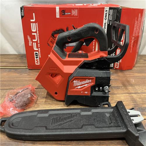 AS-IS Milwaukee Tool 2826-20T M18 FUEL 14  Top Handle 18-Volt Lithium-Ion Brushless Electric Cordless Chainsaw (Tool-Only)