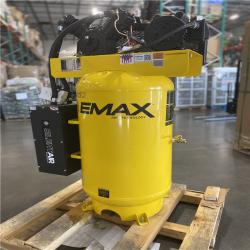 DALLAS LOCATION - EMAX 80 Gal. 175 PSI 5 HP 2-Cylinder 1-Phase Silent Air Electric Air Compressor with Isolator Pads and Auto Drain