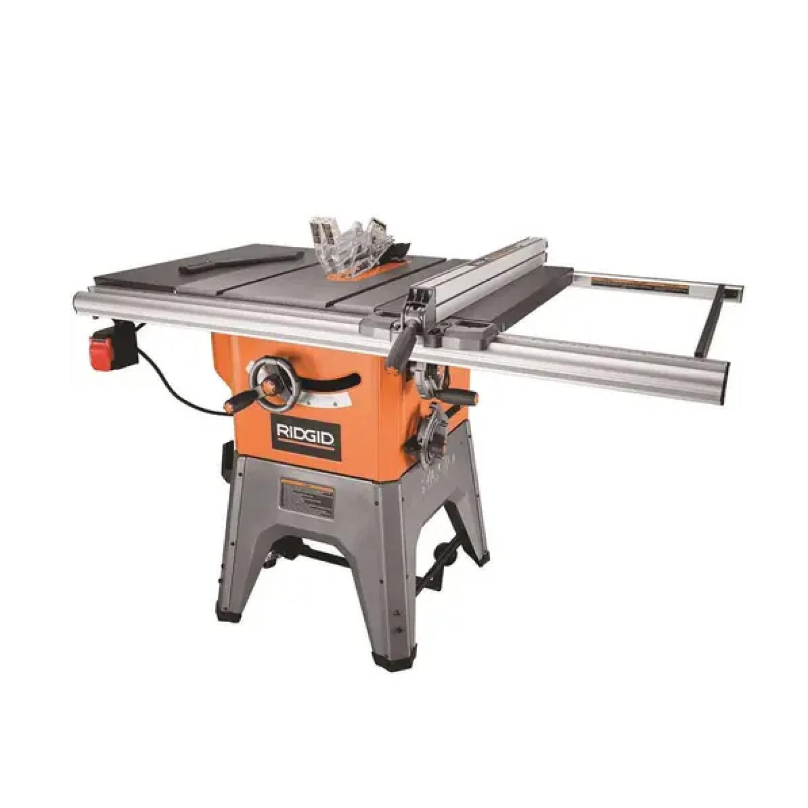 DALLA LOCATION - RIDGID R4512Click To Copy 13 Amp 10 in. Professional Cast Iron Table Saw Orange - PALLET (3 INITS)