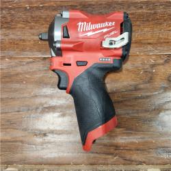 AS-IS M12 FUEL 12V Lithium-Ion Brushless Cordless Stubby 3/8 in. Impact Wrench (Tool-Only)