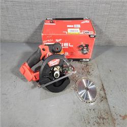 HOUSTON LOCATION - AS-IS M18 FUEL 18V Lithium-Ion Brushless Cordless Metal Cutting 5-3/8 in. Circular Saw (Tool-Only) W/ Metal Saw Blade