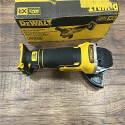 AS-IS DeWalt DCG405B 20V Max XR 4.5-Inch Slide Switch Small Angle Grinder (Tool Only)