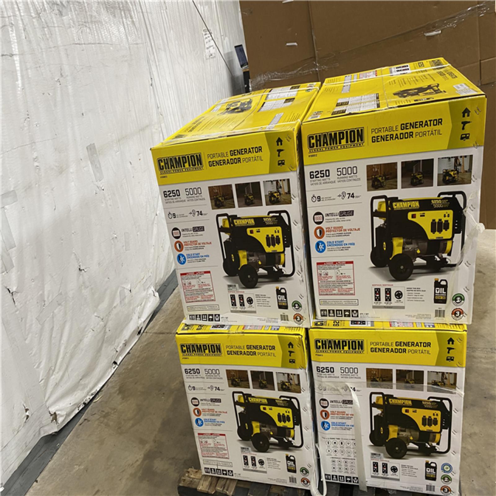 Houston Location AS IS - Champion Generator 6250 Watts