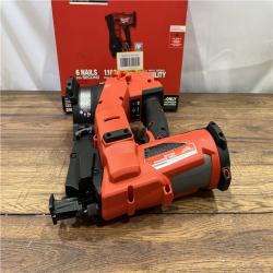 AS-IS M18 FUEL 18-Volt Lithium-Ion Brushless Cordless Coil Roofing Nailer (Tool Only)