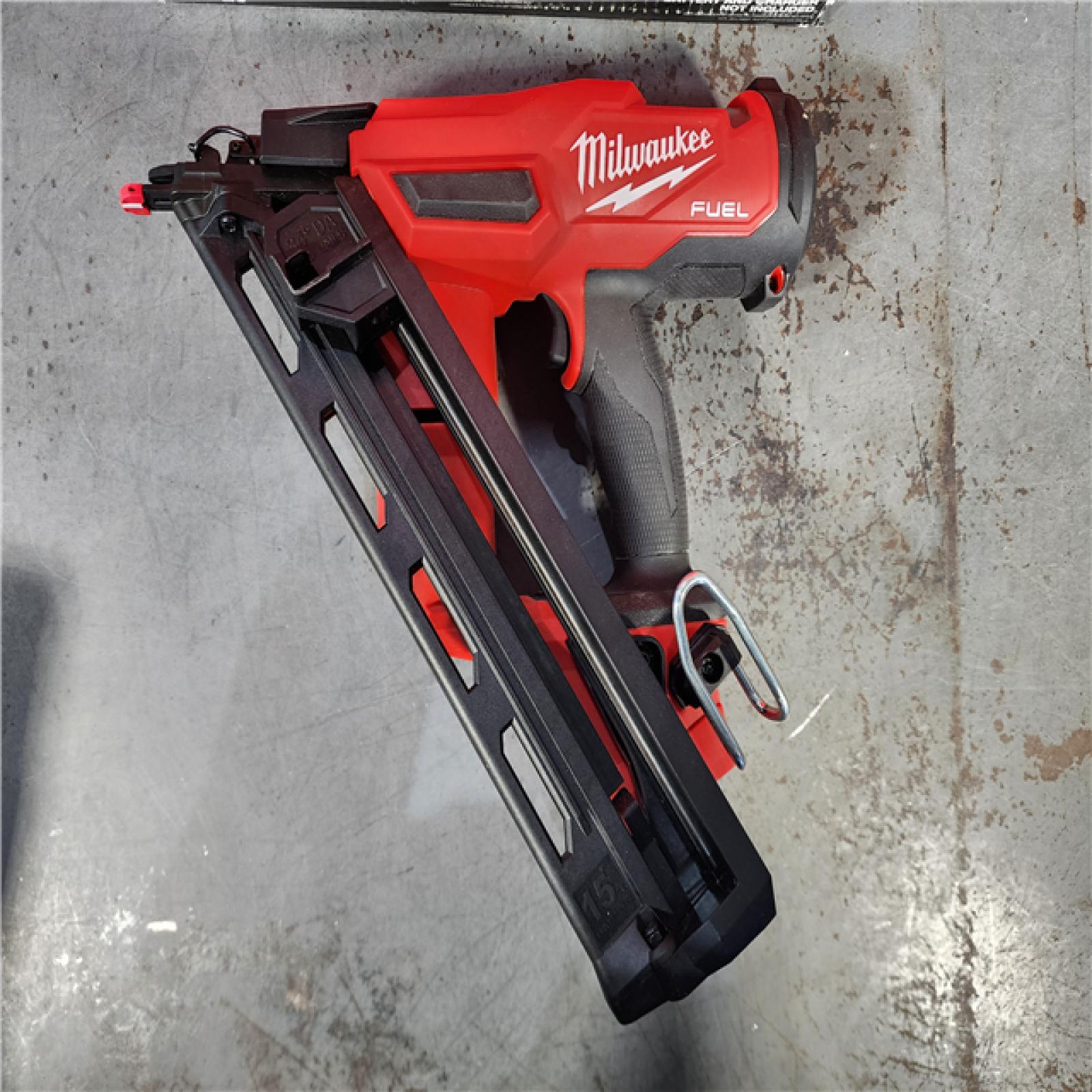 HOUSTON LOCATION - AS-IS Milwaukee 2839-20 M18 FUEL 15 Ga. 18 Volt Brushless Angled Finish Nailer (TOOL ONLY)