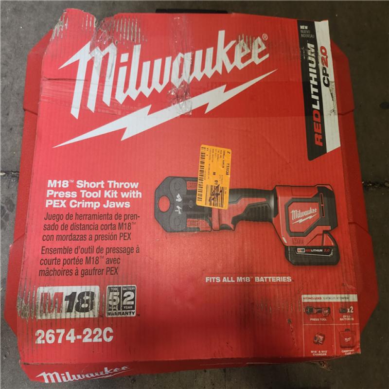 Phoenix Location NEW Milwaukee 2674 22C M18 Short Throw Press