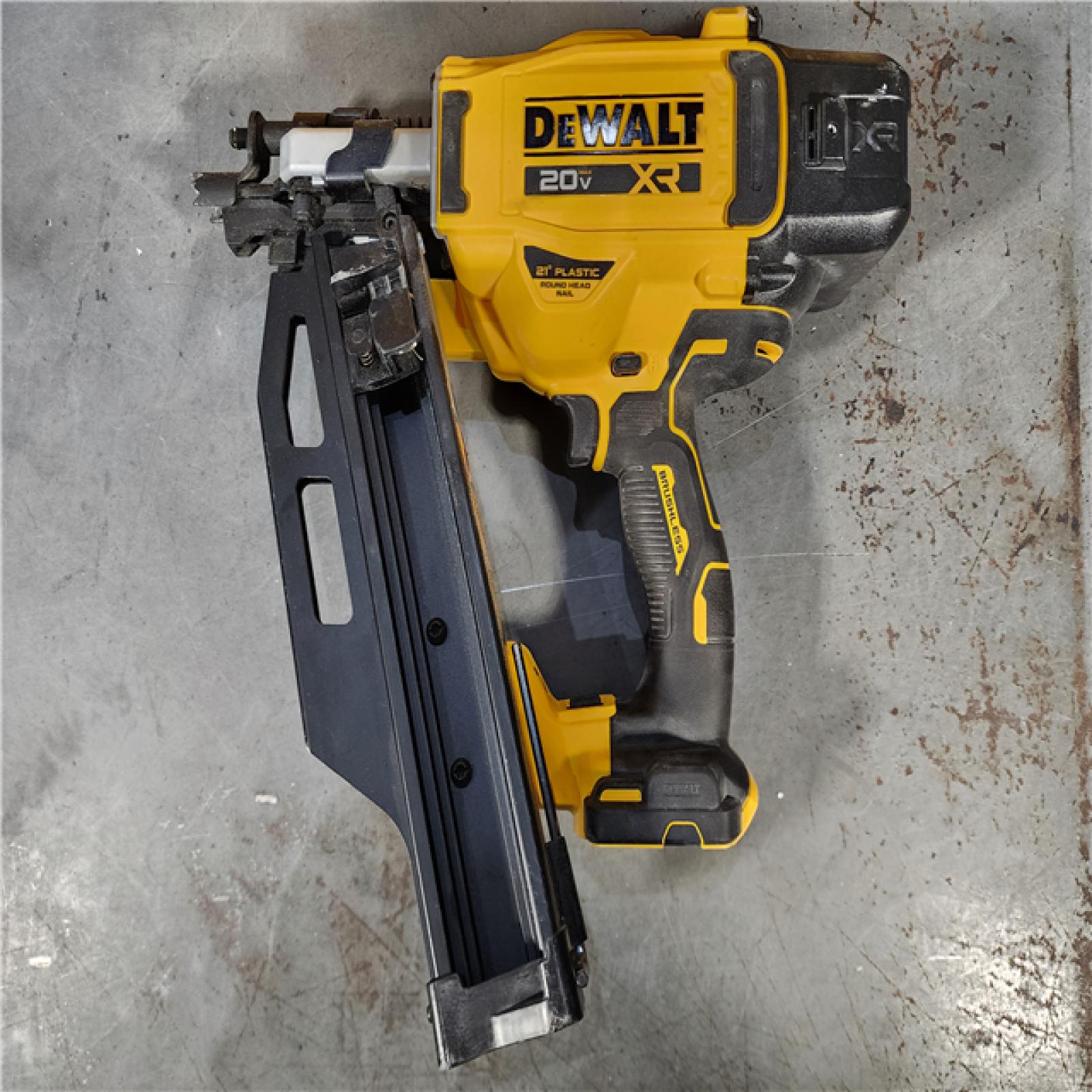 HOUSTON LOCATION - AS-IS DEWALT 20-Volt 21Â° Cordless Framing Nailer (Tool-Only)