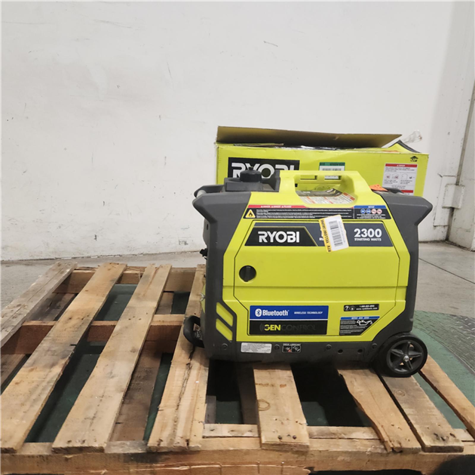 Dallas Location - As-Is RYOBI 2,300-Watt Bluetooth Inverter Generator (Lot Of 2)