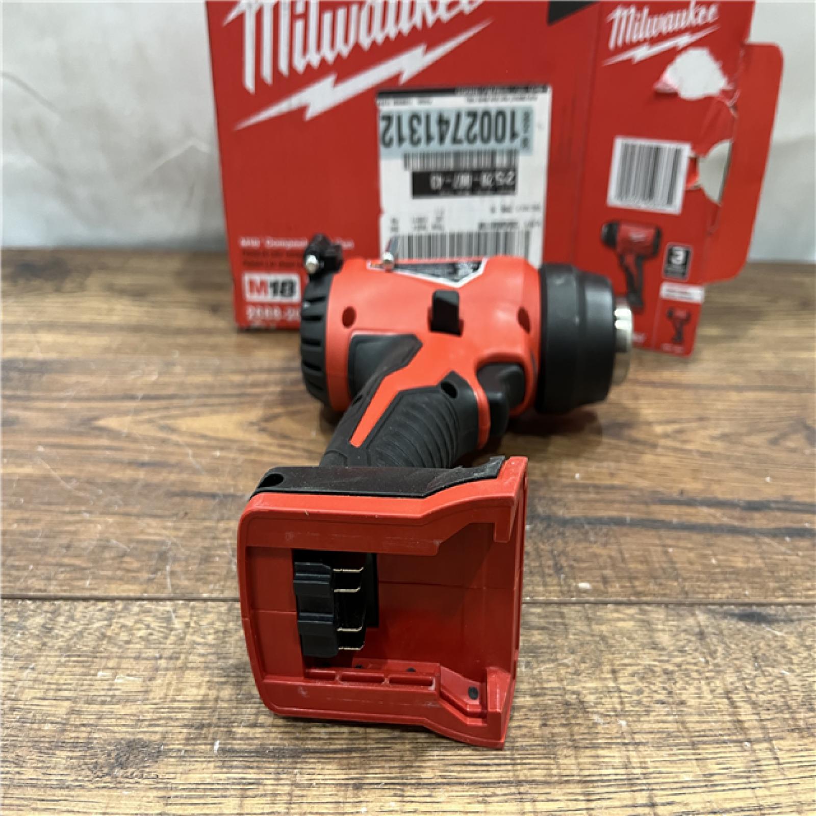 AS IS Milwaukee M18 18-Volt Lithium-Ion Cordless Compact Heat Gun (Tool-Only)