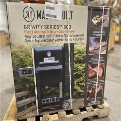 DALLAS LOCATION -Masterbuilt Gravity Series 800 Digital WiFi Charcoal Grill, Griddle and Smoker in Black