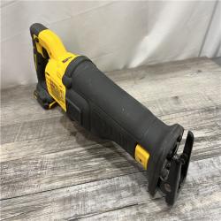 AS-IS DEWALT 20V MAX Lithium Ion Cordless Brushless Reciprocating Saw with FLEXVOLT ADVANTAGE (Tool Only)