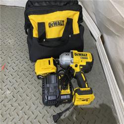 Houston location AS-IS DEWALT 20V MAX* XR 1/2  High Torque Impact Wrench with Hog Ring Anvil