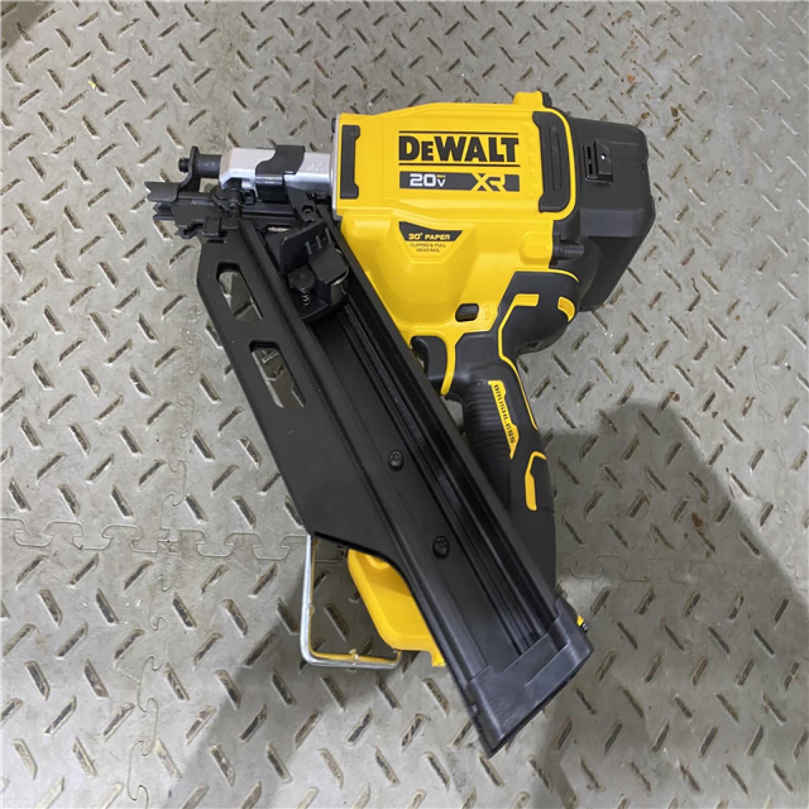 Houston location AS-IS DEWALT 20-Volt 30Â° Cordless Framing Nailer (Tool-Only)