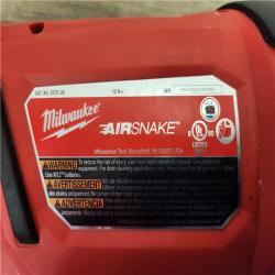 Phoenix Location NEW Milwaukee M12 12-Volt Lithium-Ion Cordless Drain Cleaning Airsnake Air Gun Kit with (1) 2.0Ah Battery, Toilet Attachments