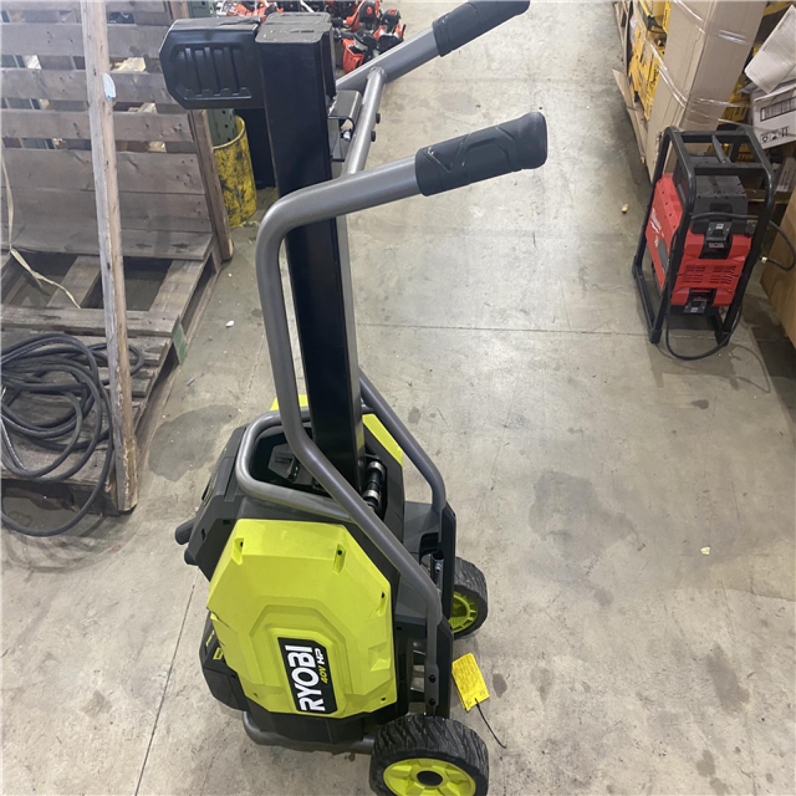 Houston location AS-IS RYOBI  40V HP Brushless Cordless Leaf Blower and Carbon Fiber String Trimmer Kit