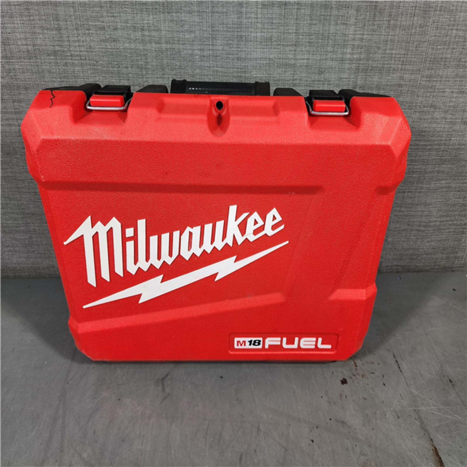 HOUSTON LOCATION - AS-IS (APPEARS LIKE NEW) Milwaukee M18 FUEL 18V Lithium-Ion Brushless Cordless Hammer Drill and Impact Driver Combo Kit (2-Tool) with 2 Batteries