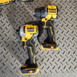 HOUSTON LOCATION - AS-IS (APPEARS LIKE NEW) ATOMIC 20-Volt MAX Lithium-Ion Cordless Combo Kit (2-Tool) with (2) 2.0Ah Batteries, Charger and Bag