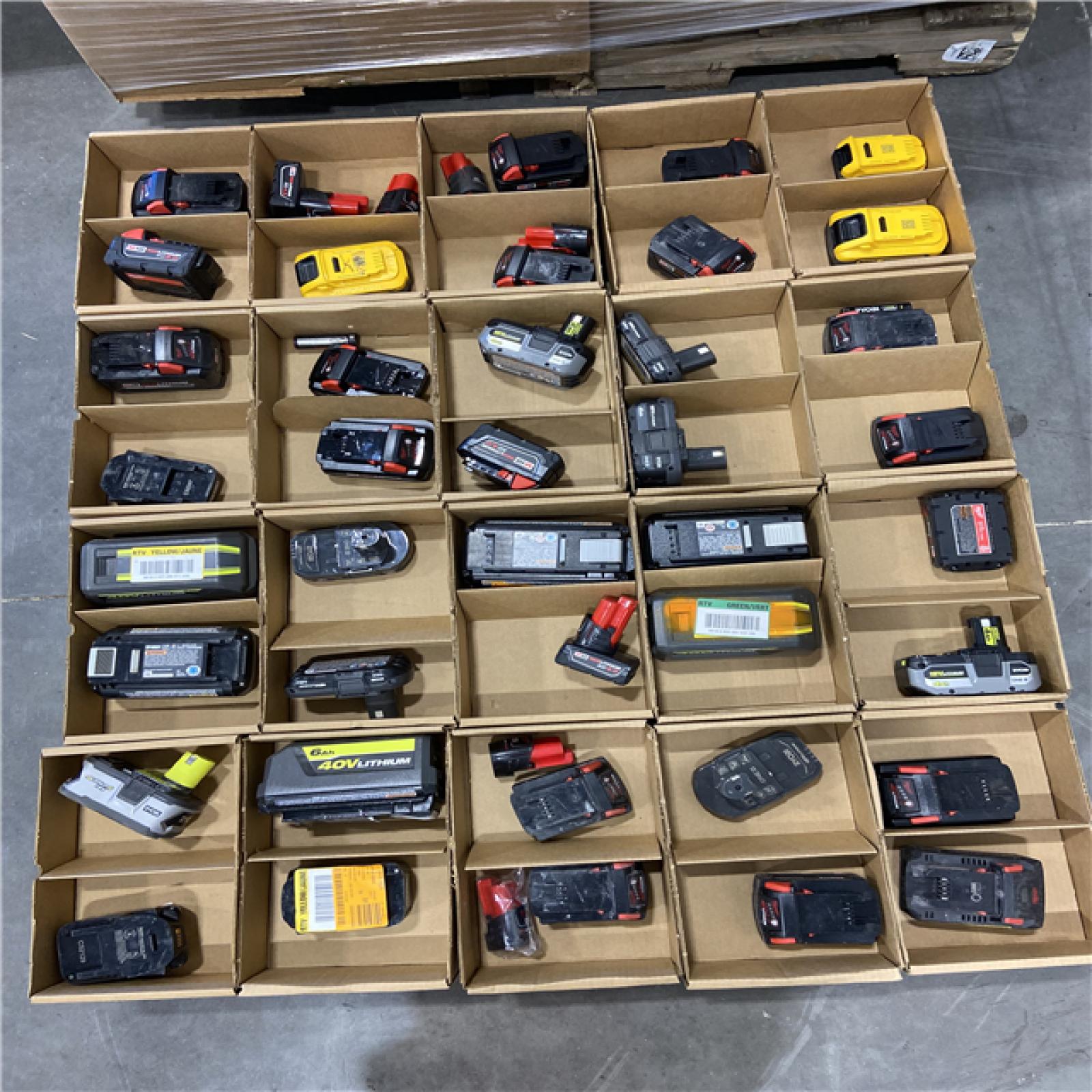 DALLAS LOCATION - AS-IS BATTERY PALLET