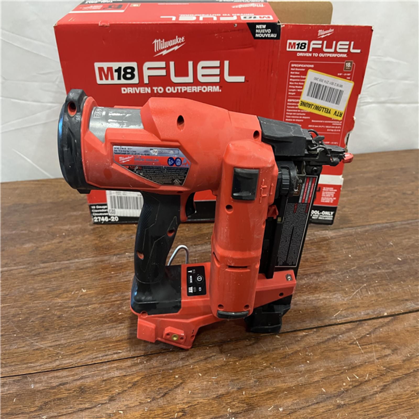 AS-IS Milwaukee M18 FUEL 18 Gauge Brad Nailer