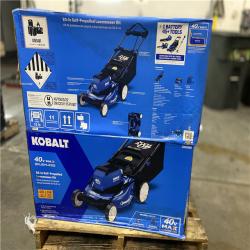 DALLAS LOCATION - Kobalt Gen4 40-volt 20-in Cordless Self-propelled Lawn Mower 6 Ah (1-Battery and Charger Included) PALLET -(4 UNITS)