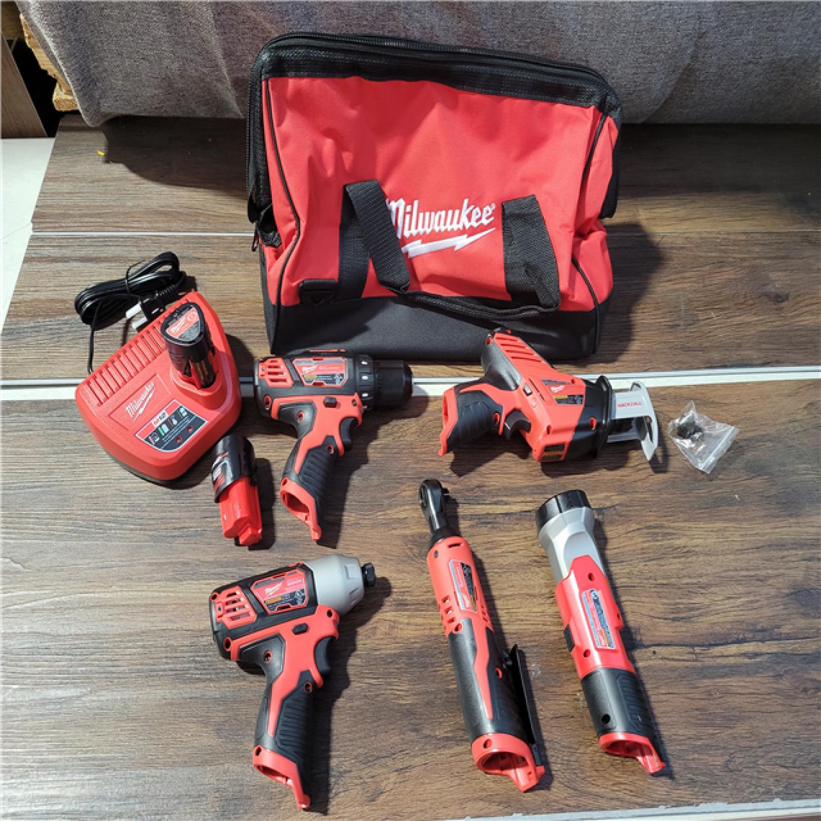 California New 5 TOOL Combo Kit (2 Batteries, Charger, and Bag Included)