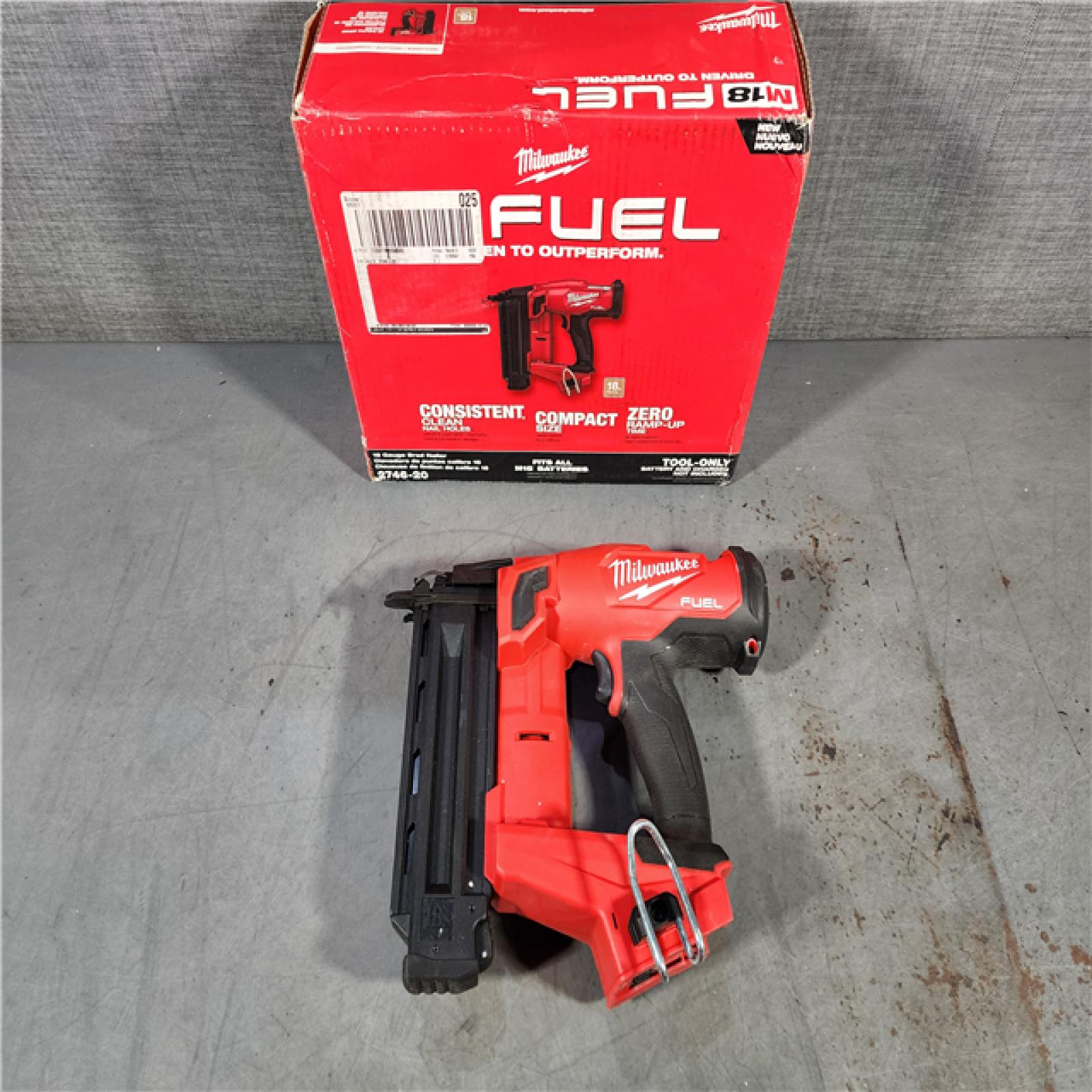 HOUSTON LOCATION - AS-IS Milwaukee M18 Fuel 18V Brushless 18-Gauge Brad Nailer 2746-20 (Bare Tool)