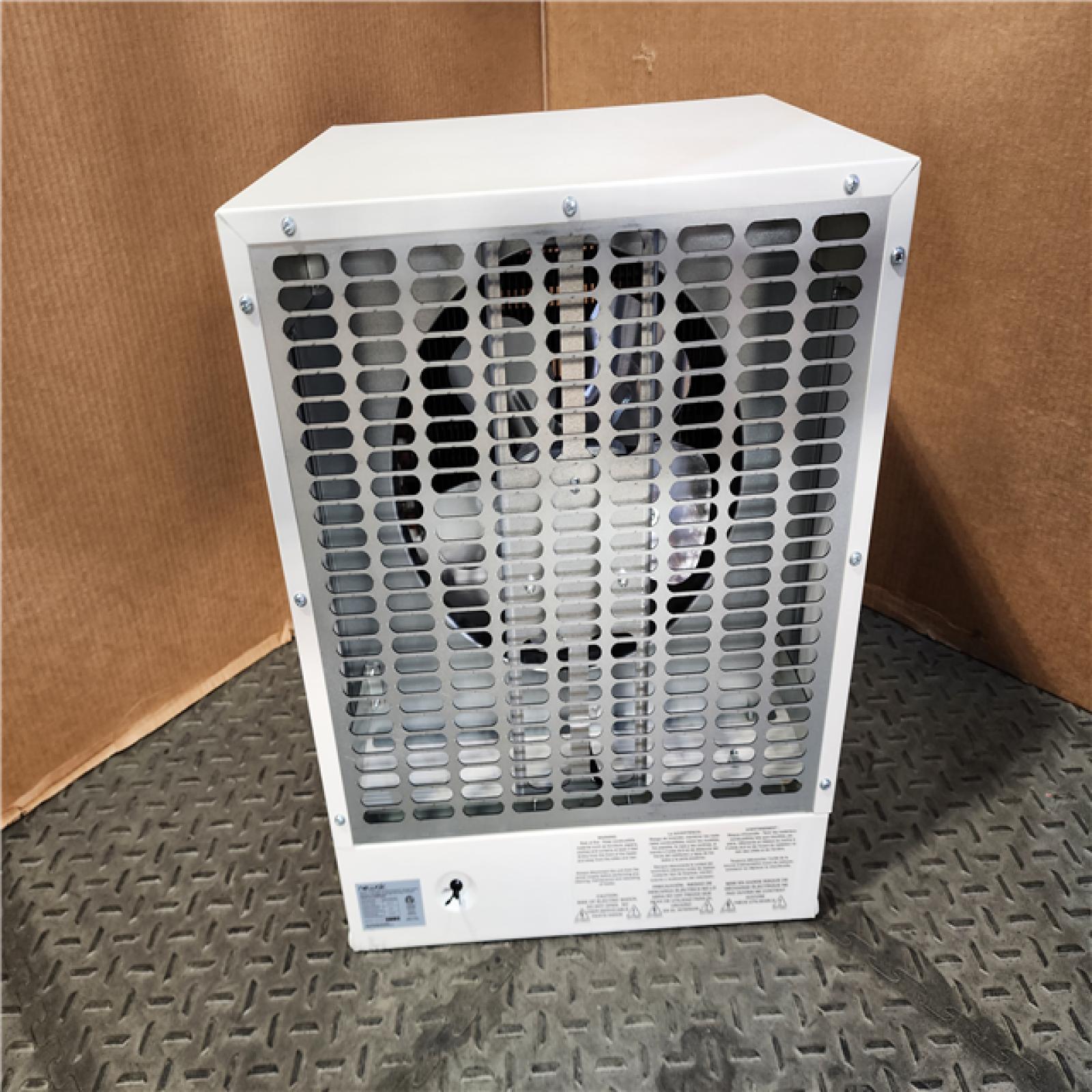 HOUSTON LOCATION - AS-IS Newair Hardwired 240v Electric Workshop Garage Heater 10,000W Powerful Fan-Forced Rapid Heat for Ceiling, Wall or Counter Mount,Heats up to 1605 Sq.ft