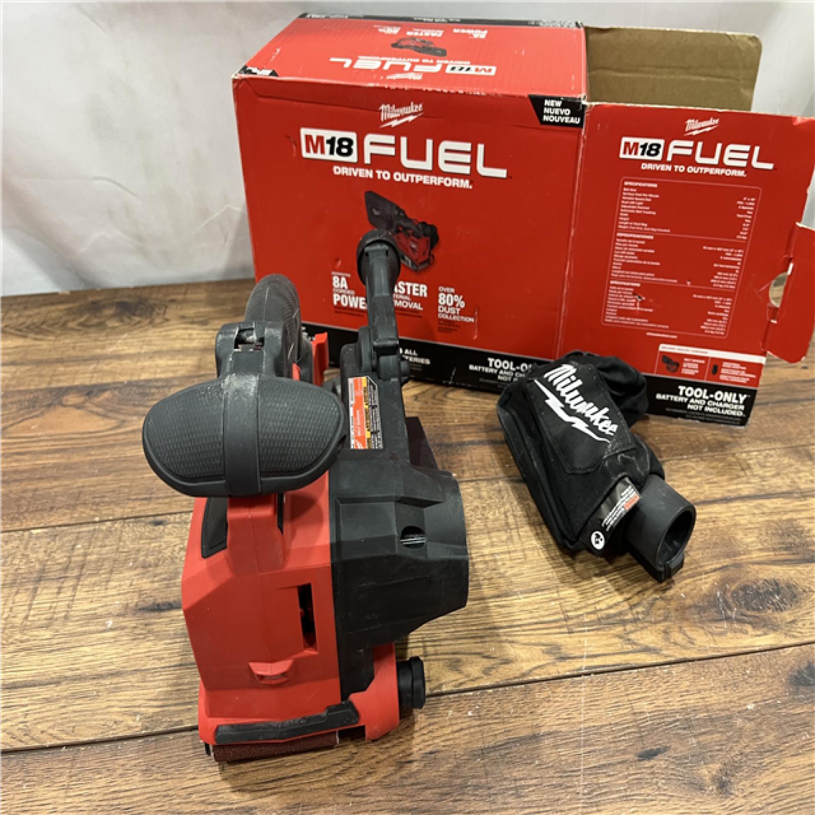 AS-IS M18 FUEL 18-Volt Lithium-Ion Cordless Belt Sander (Tool-Only)