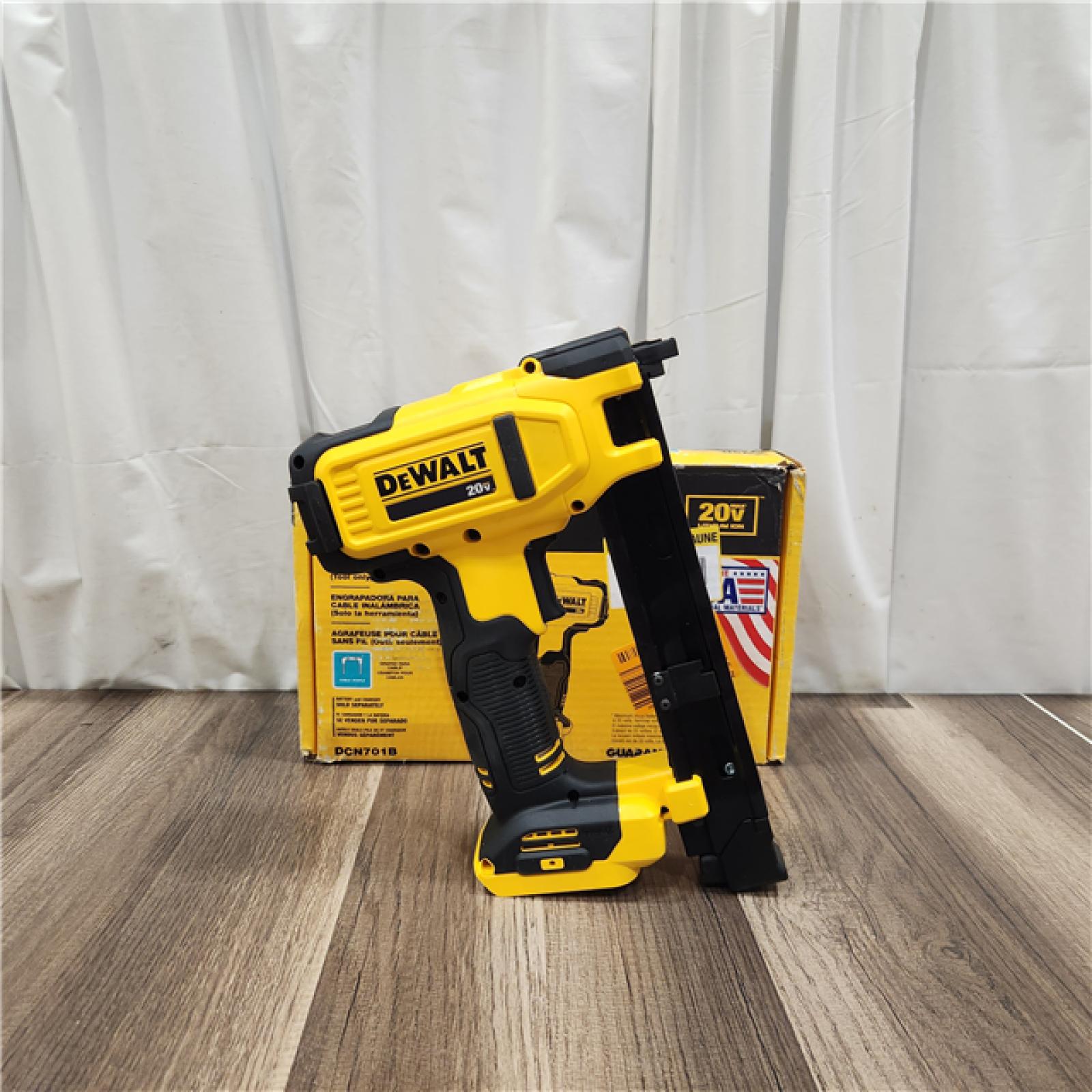 AS IS DeWalt 20-Volt MAX Lithium-Ion Cordless Cable Stapler (Tool-Only)