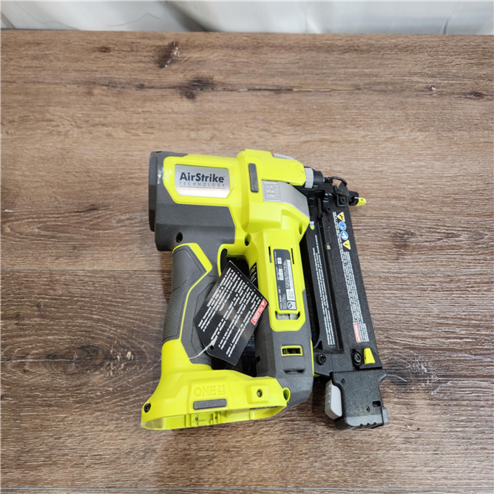 AS-IS RYOBI ONE+ 18V 18-Gauge Cordless AirStrike Brad Nailer (Tool Only)