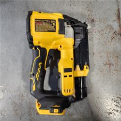 HOUSTON LOCATION - AS-IS (APPEARS LIKE NEW) DEWALT ATOMIC 20V MAX Lithium Ion Cordless 23 Gauge Pin Nailer Kit with 3.0Ah Battery and Charger