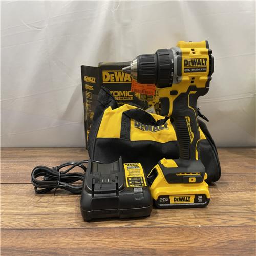 AS-IS DEWALT ATOMIC 20-Volt Lithium-Ion Cordless Compact 1/2 in. Drill/Driver Kit