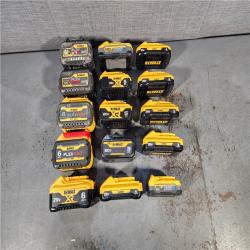 HOUSTON LOCATION - AS-IS DEWALT BATTERY PACK QTY - 15