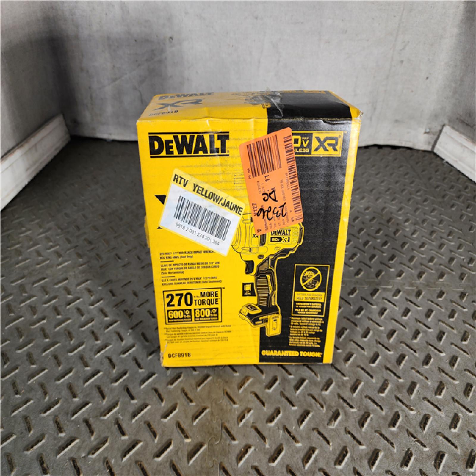 HOUSTON LOCATION - AS-IS DEWALT 20-Volt MAX XR Cordless 1/2 in. Impact Wrench (Tool-Only)