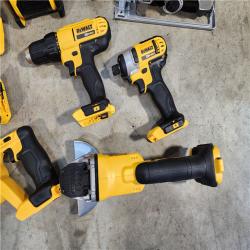 HOUSTON LOCATION - AS-IS (APPEARS LIKE NEW) DEWALT 20V MAX Cordless 10 Tool Combo Kit with (2) 20V 2.0Ah Batteries, Charger, and Bag