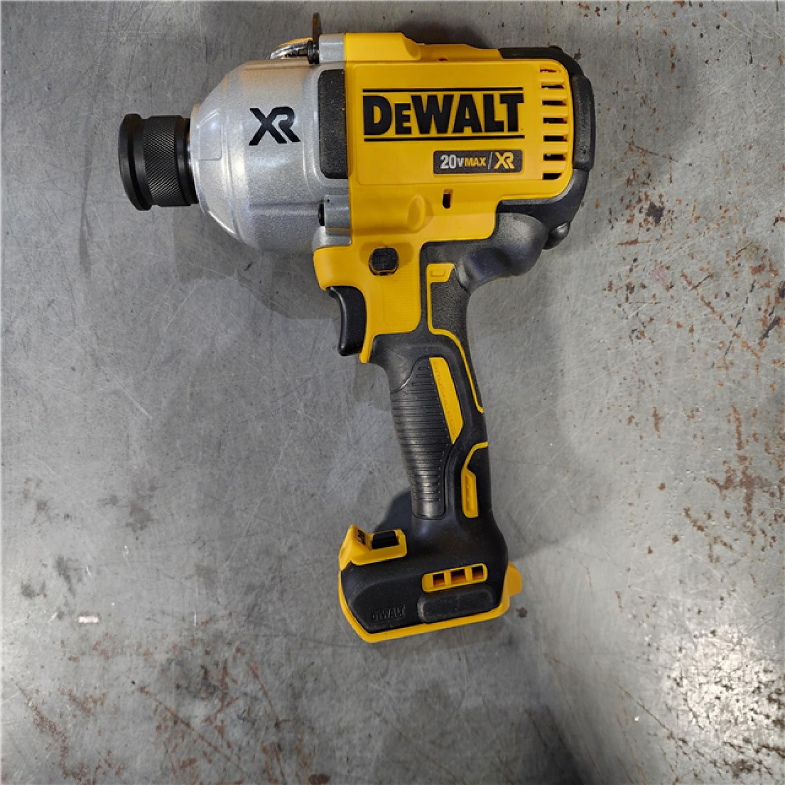 HOUSTON LOCATION - AS-IS DEWALT 20V MAX XR Cordless Brushless 7/16 in. High Torque Impact Wrench with Quick Release Chuck (Tool Only)