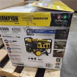 Dallas Location - As-Is Champion 201279 - 4250/5300W Dual Fuel Generator(Appears Like New Condition