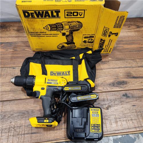 20AS-IS  MAX Cordless 1/2 in. Drill/Driver, (2) 20V 1.3Ah Batteries, Charger and Bag