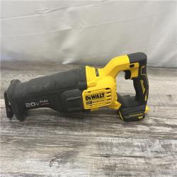 AS-IS DEWALT 20V MAX Lithium Ion Cordless Brushless Reciprocating Saw with FLEXVOLT ADVANTAGE (Tool Only)