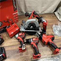 AS-ISM18 18V Lithium-Ion Cordless Combo Kit (5-Tool) with (1) 3.0Ah and (1) 1.5Ah Battery, (1) Charger, (1) Tool Bag