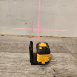 Phoenix Location DEWALT 40 ft. Red Self-Leveling Cross Line Laser Level with (2) AA Batteries & Case