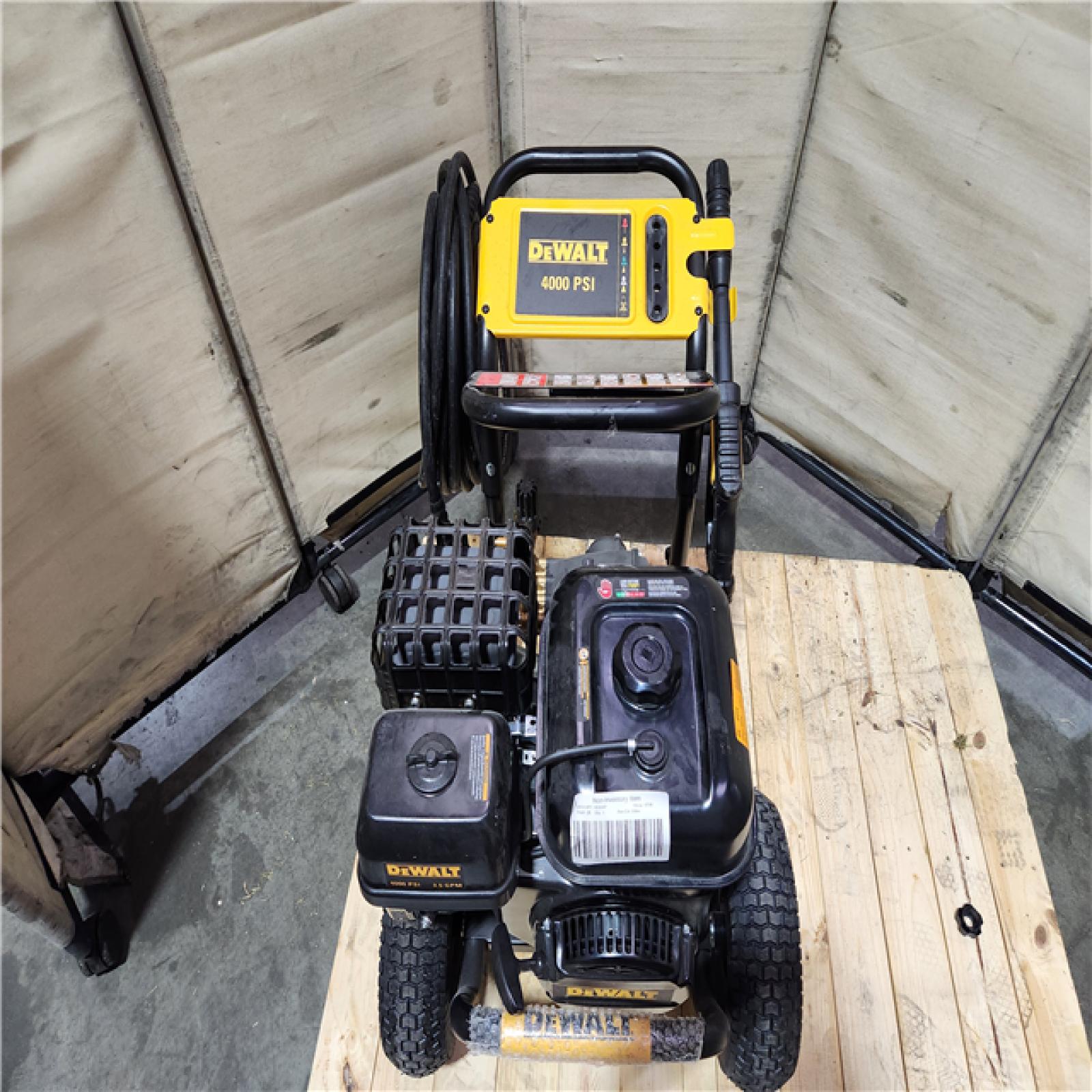 California AS-IS Dewalt 4000 PSI 3.5 GPM Cold Water Gas Pressure Washer with 338cc Engine