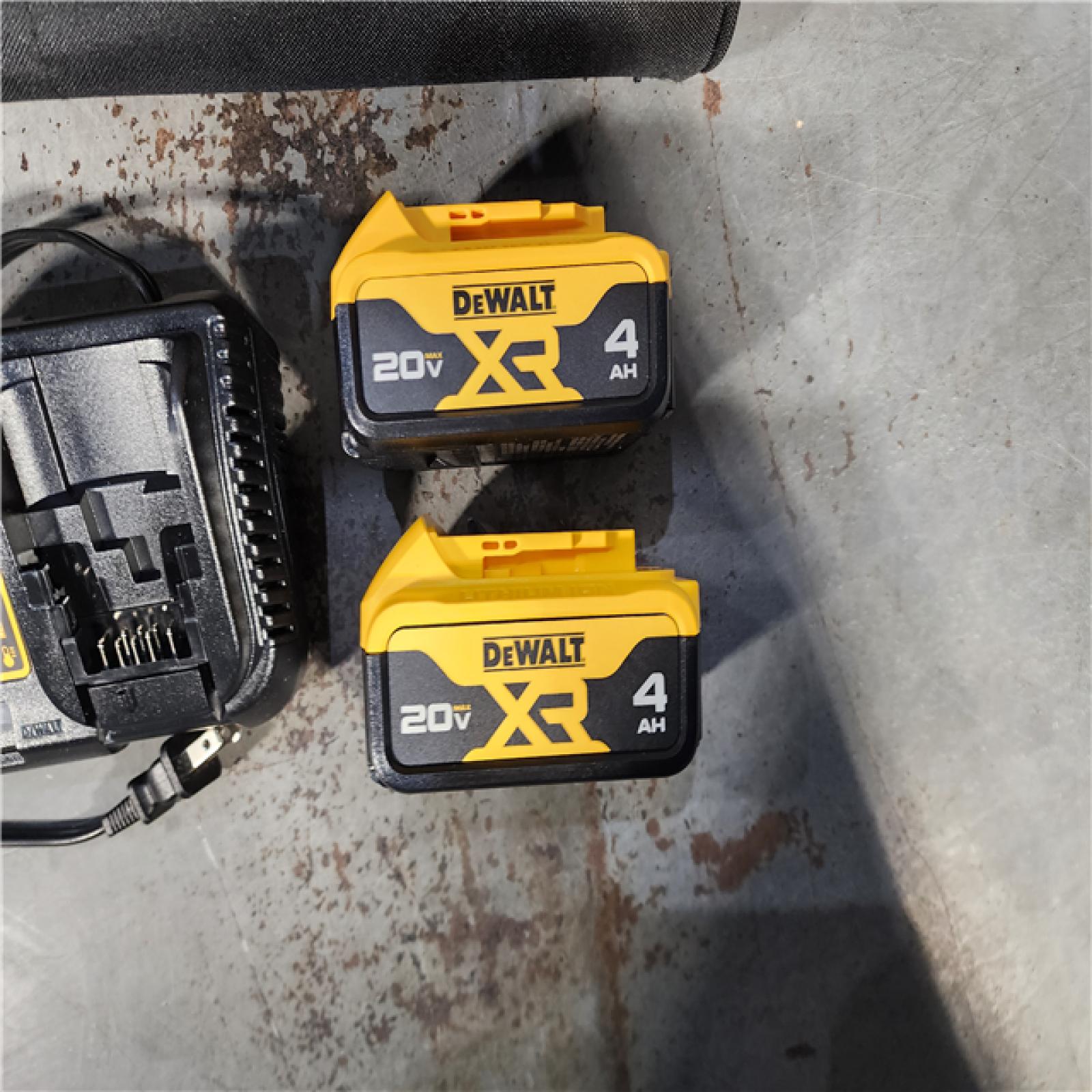 HOUSTON LOCATION - AS-IS (APPEARS LIKE NEW) (2) Dewalt-DCB246CK 20V MAX* Lithium Ion Starter Kit