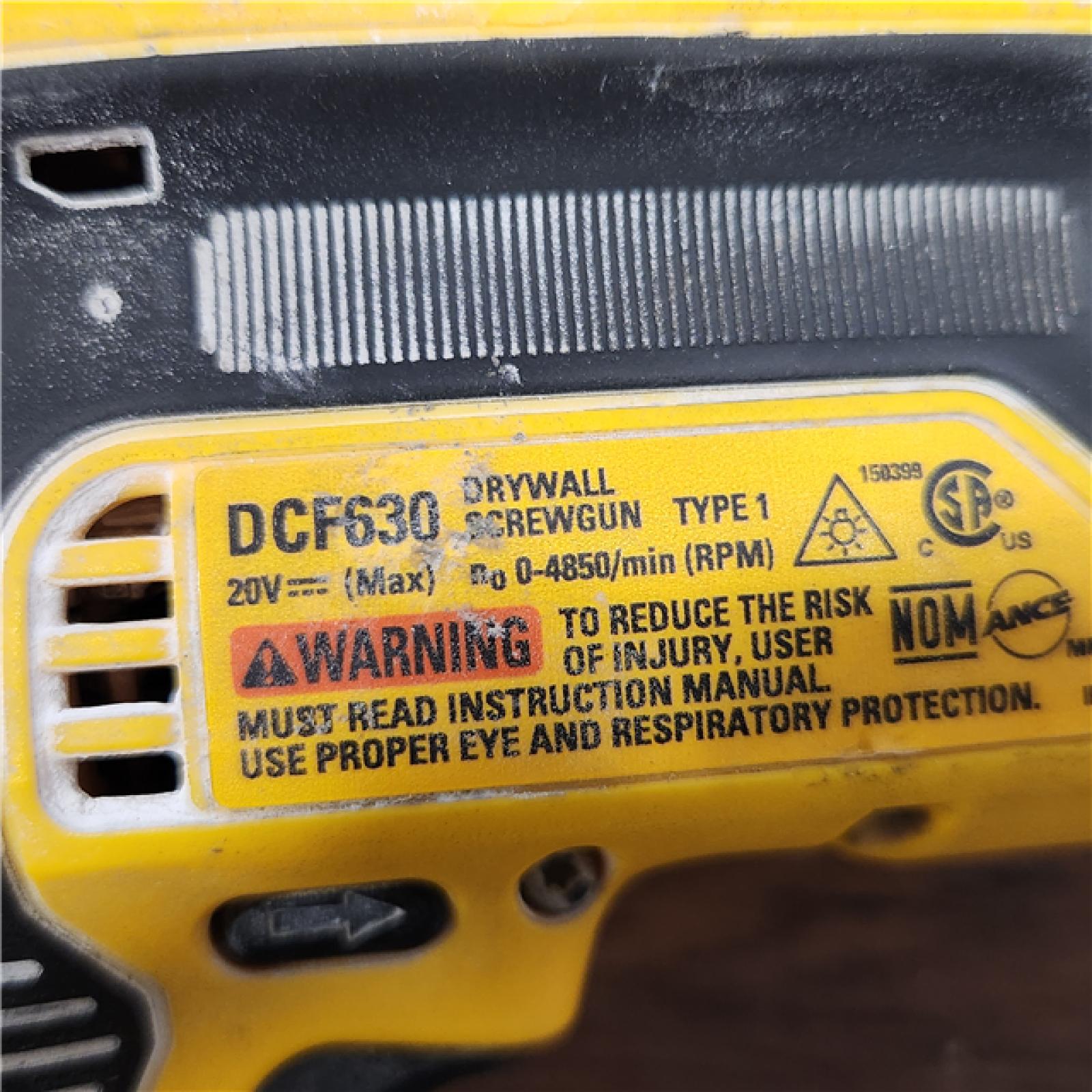 AS-IS DeWalt DCF630B 20V Cordless Brushless Screw Gun (Tool Only)