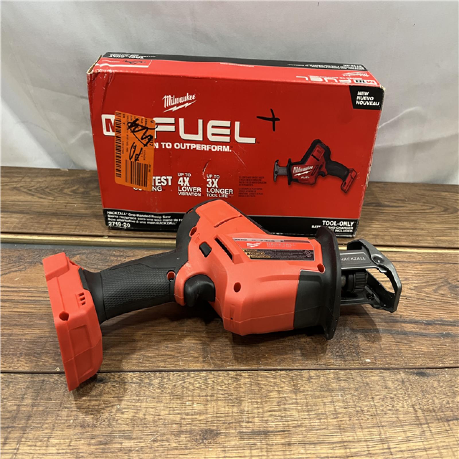 AS-IS MILWAUKEE M18 FUEL 18V Lithium-Ion Brushless Cordless HACKZALL Reciprocating Saw (Tool-Only)