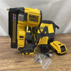 AS IS DeWalt DCN623D1 20-Volt MAX Atomic Compact Cordless Pin Nailer Kit  Brushless Motor  23 Gauge  Battery - Quantity 1