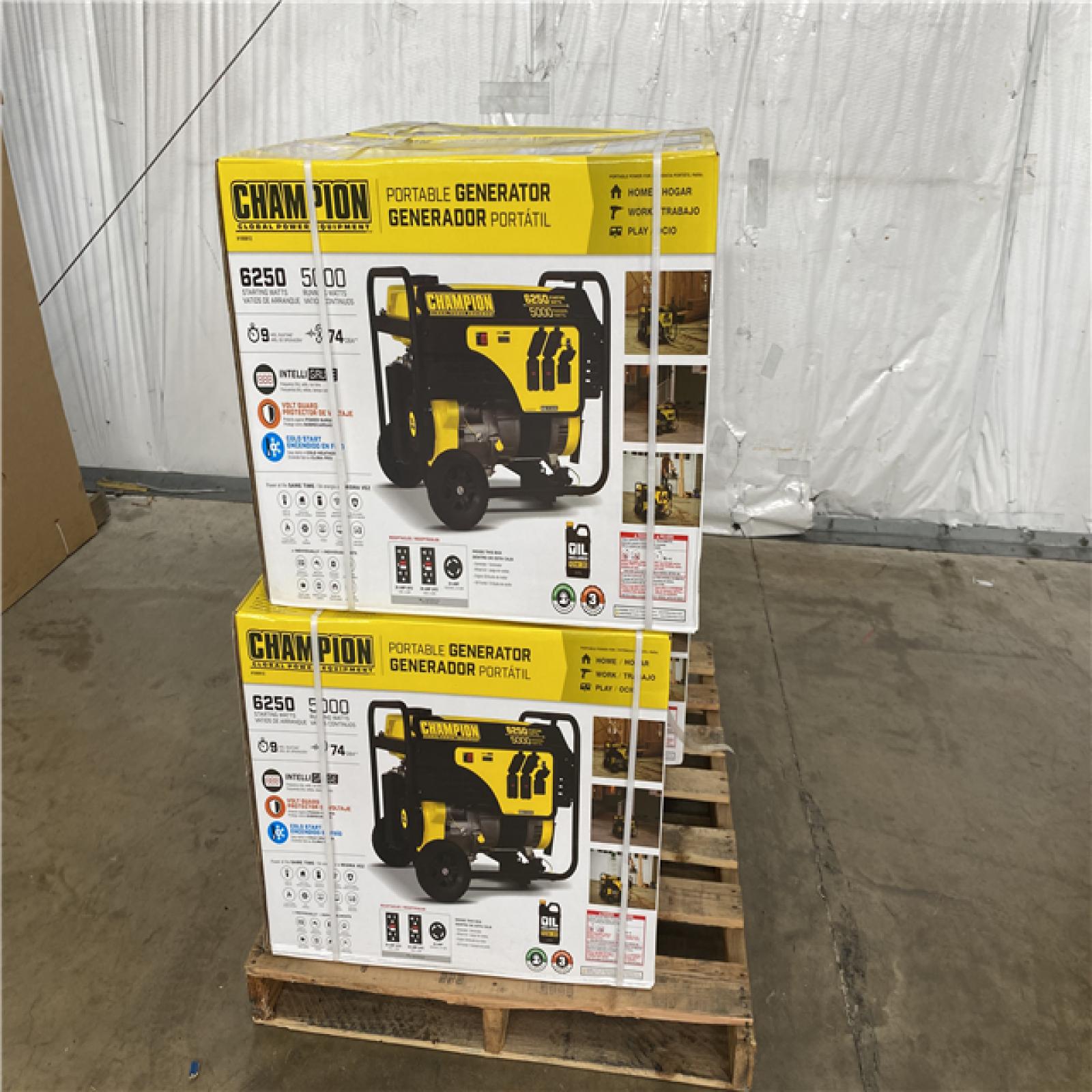 Houston Location AS IS - Champion Generator 6250 Watts